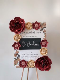 contoh bunga papan kertas 3