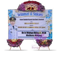 Bunga Papan Selamat Pelantikan – 3 Titik Jumbo
