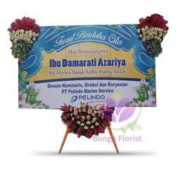 Bunga papan murah malang duka kuning – 3 Titik