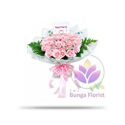 Hand Bouquet Pink Elegan