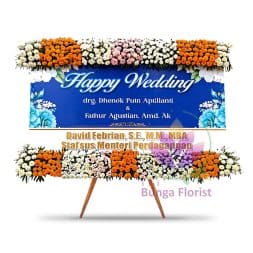 Papan Bunga Wedding