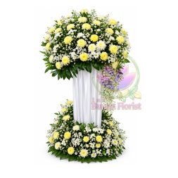 Standing Flower - Duka Cita Yellow White