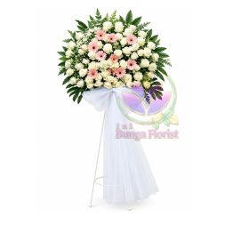 Standing Flower Pink White