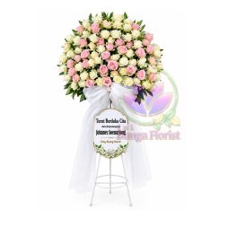 Standing Flower - Duka Cita White Elegan